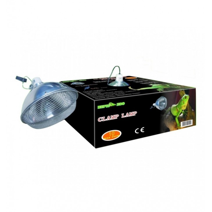 Reptizoo Portalampade In Ceramica Con Rete Di Protezione Reptizoo Portalampade In Ceramica Con Rete Di Protezione
